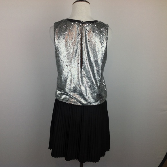 C Luce Dress Blouson Sequined Womens Small - Picture 5 of 6
